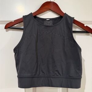 lululemon athletica Black Crop Top